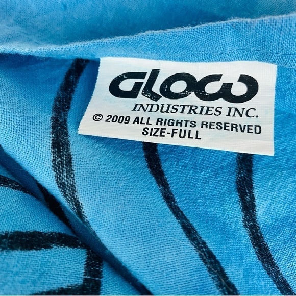 Glow Industries Zodiac Celestial Astrology Tie Dye Bedspread 79” x 92” - Picture 5 of 5